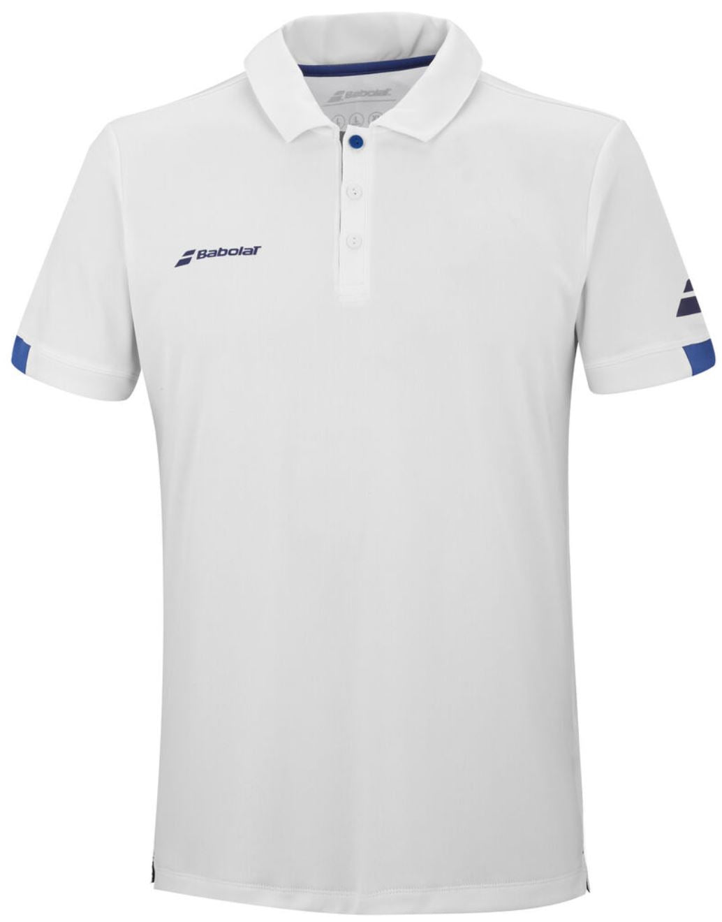 Babolat Play Polo til mænd - Hvid, Black Friday Tilbud!