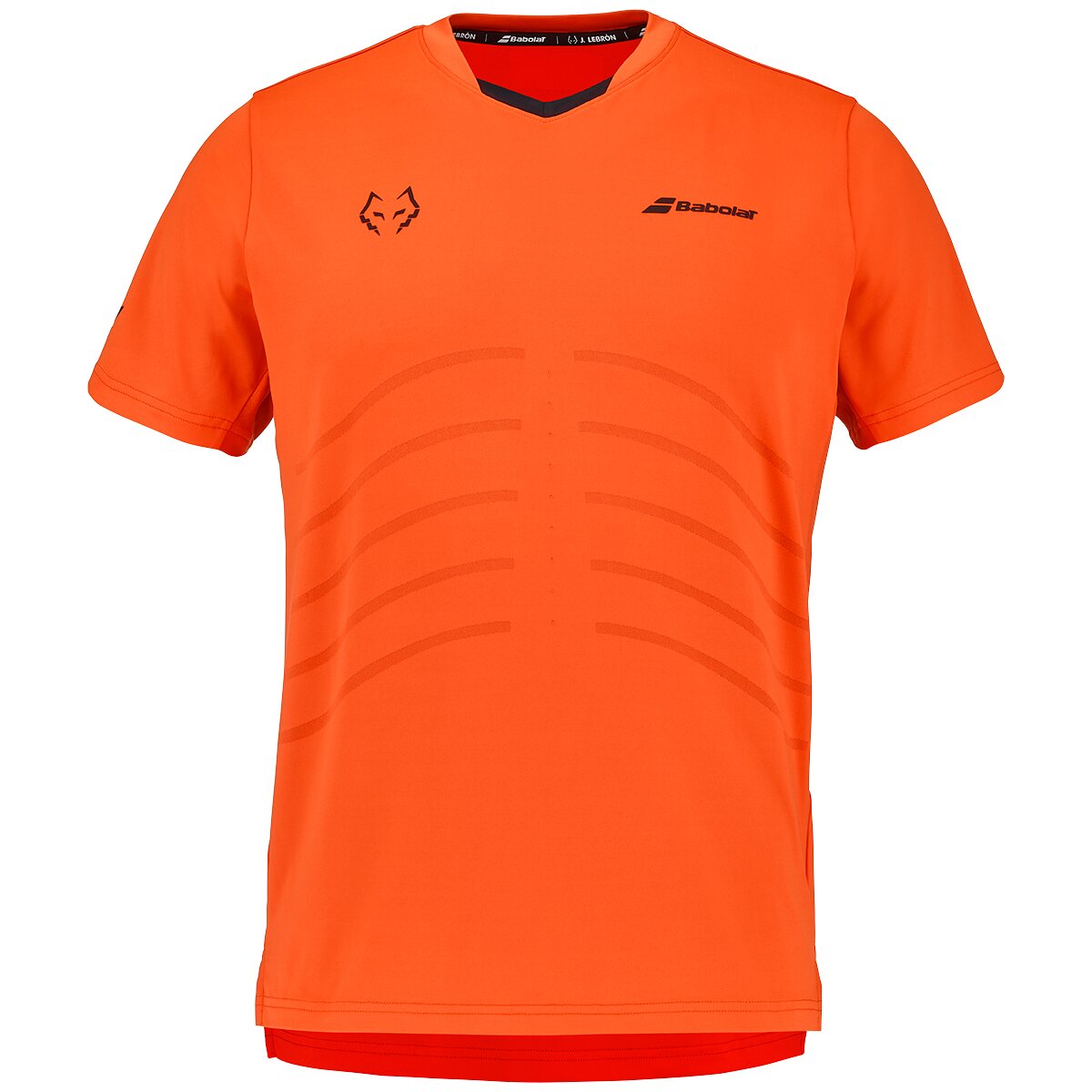 Babolat Replica Juan Lebron T-shirt - Rød Orange Tilbud!