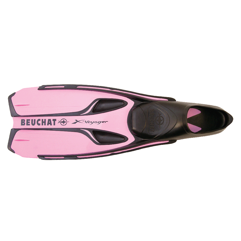 Beuchat X-Voyager Finner – Pink til Dykning og Svømning