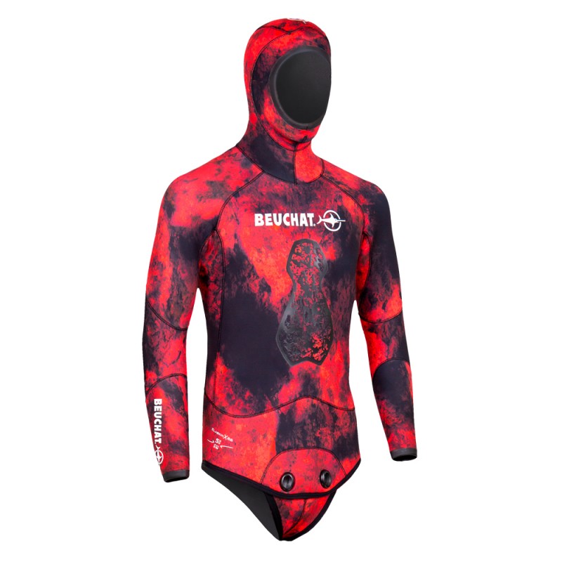 Beuchat Redrock Overdel til Undervandsjagt - Rød Camo!