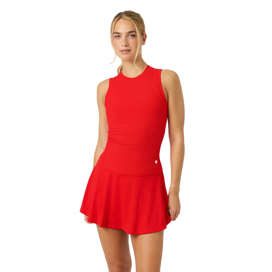 Björn Borg Ace Pocket Ribbed Tank Top  Flame Scarlet  Xs