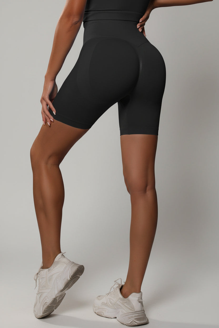 Bodycurve Scrunch Shorts   Black Small   Black