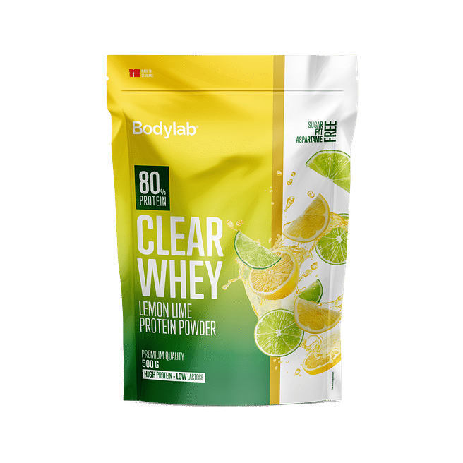 Bodylab Clear Whey 500 g - Citron & Lime på tilbud!