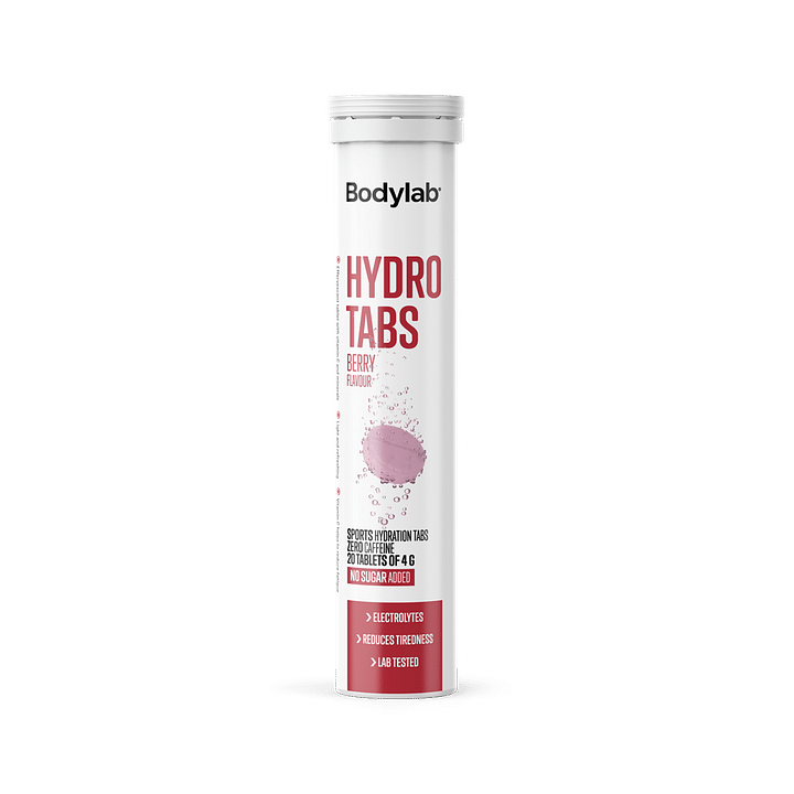 Bodylab Hydro Tabs - Koffeinfri Bærdrik, 20 Stk.