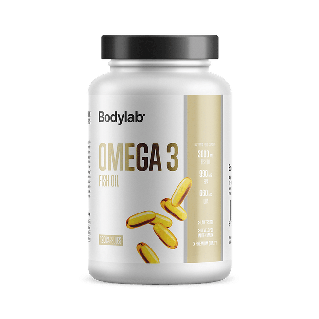 Bodylab Omega 3 - 120 kapsler til kosttilskud