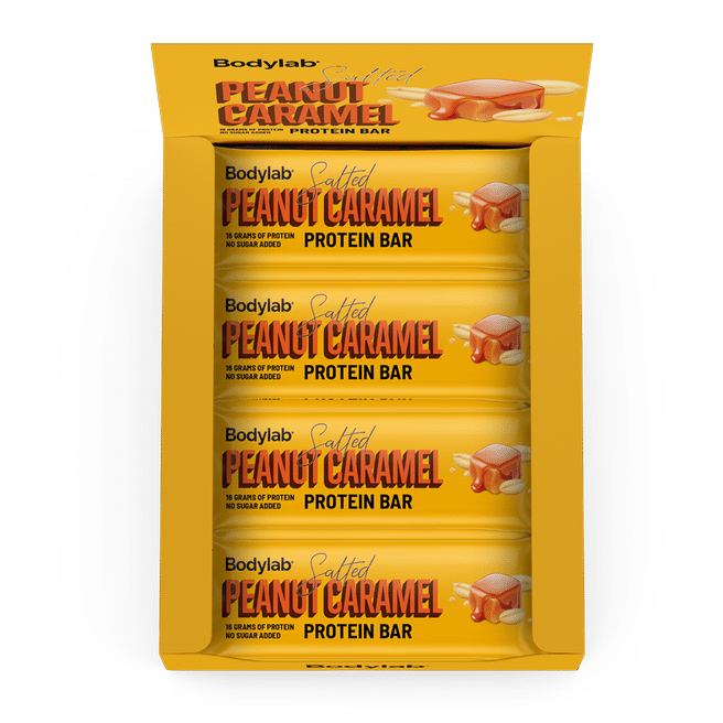 Bodylab Proteinbar 12 x 55g - Salted Peanut Caramel