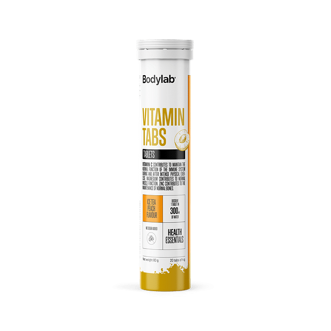 Bodylab Vitamin Tabs - Is Te Fersken 20 stk.