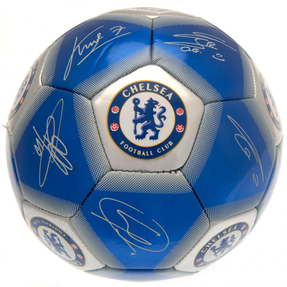 Chelsea FC Fodbold med Autografer - Eksklusiv Samlerobjekt