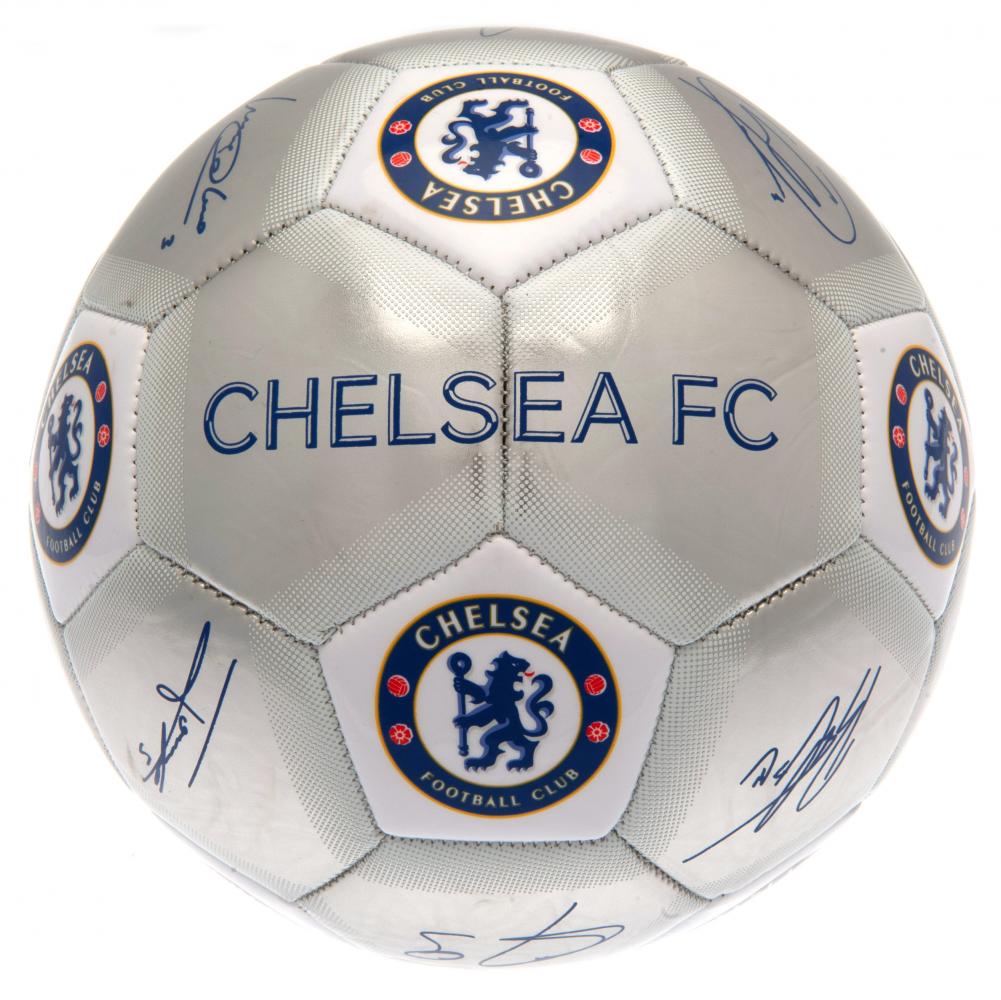 Chelsea FC Fodbold i Størrelse 5 - Officiel Metallic Bold