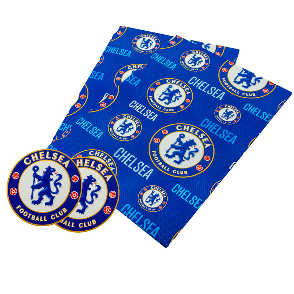 Chelsea FC Gavepapir - 2 Ark til Fodboldfans