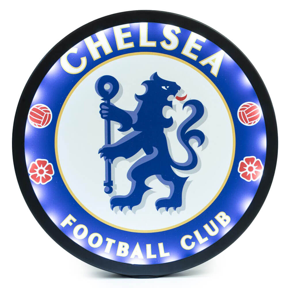 Chelsea FC LED-logo skilt - Perfekt til enhver fan!