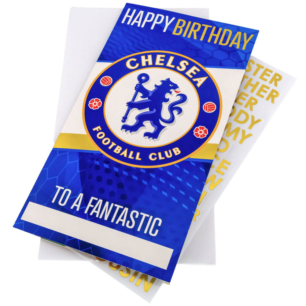 Personligt Chelsea FC Fødselsdagskort til Fans