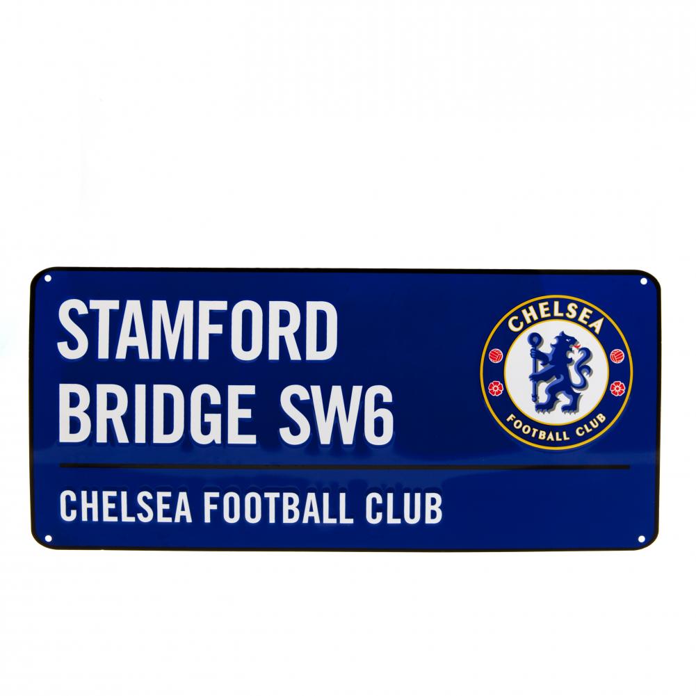 Chelsea FC Stamford Bridge Metal Skilt - Vis din støtte!