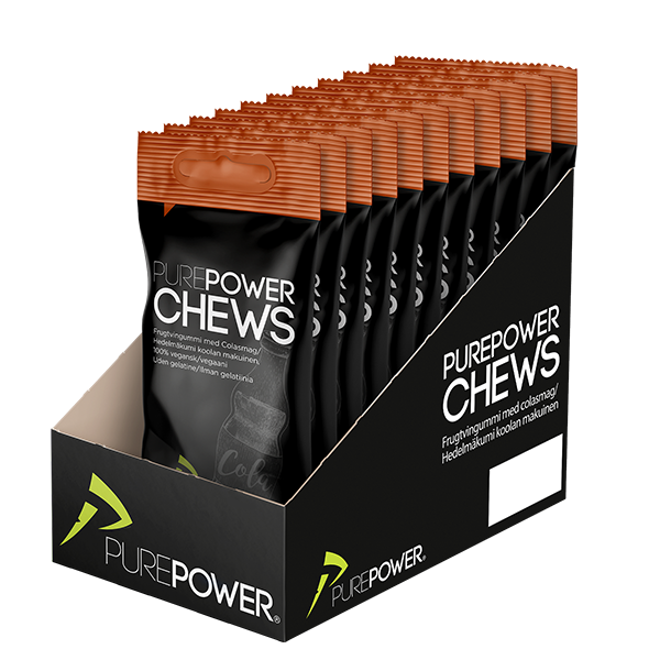 Purepower Cola Chews – Veganske Energisnacks til Sport