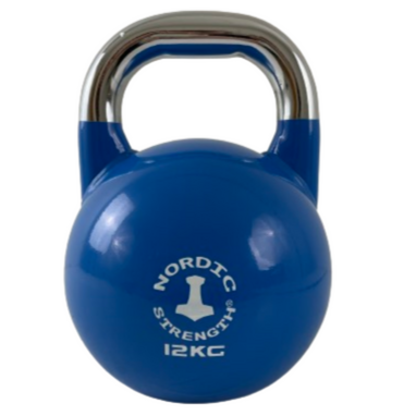 Konkurrence Kettlebell 12 Kg - Blå fra Nordic Strength