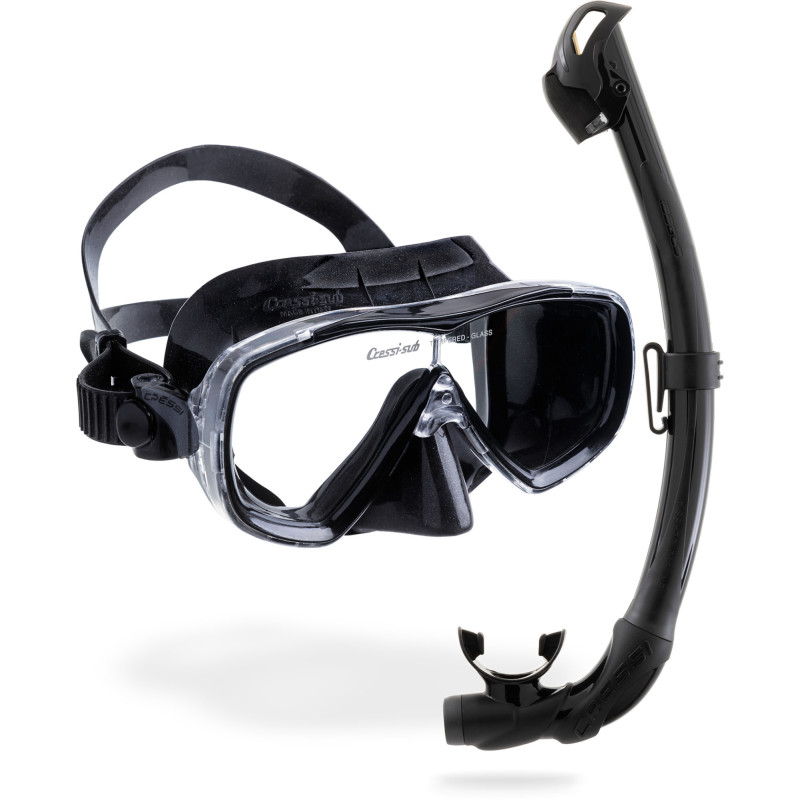 Cressi Estrella   Seal Dry Snorkel Combo