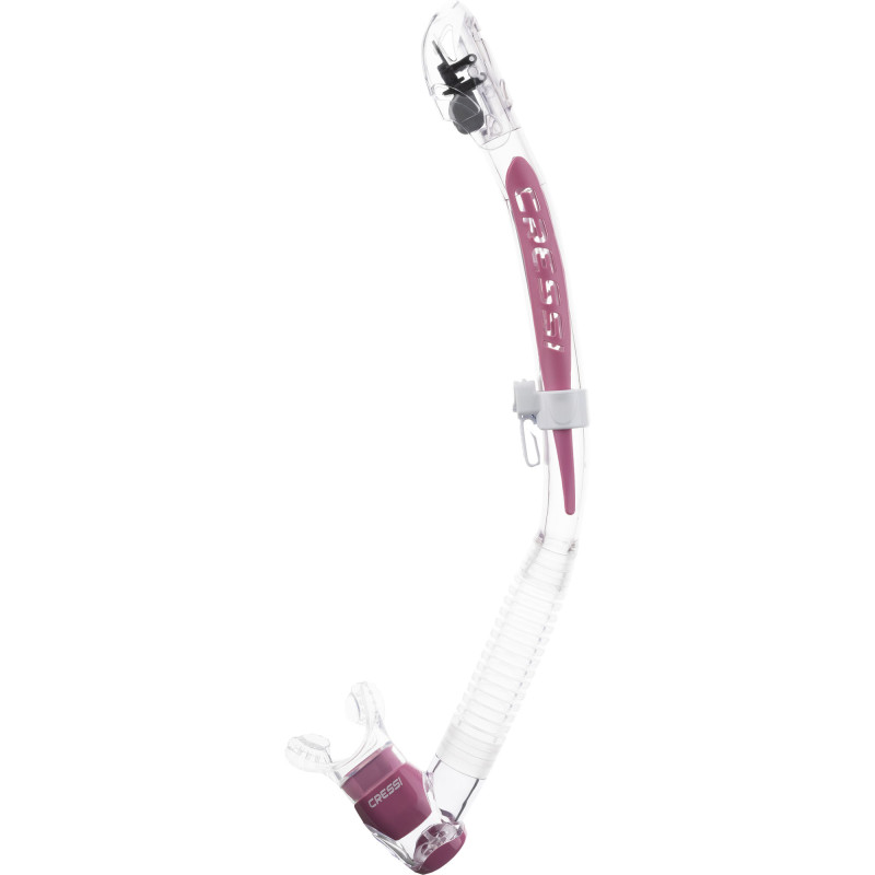 Cressi Itaca Ultra Dry Snorkel Klar Pink