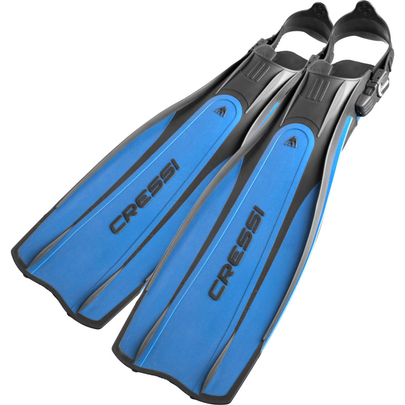 Cressi Pro Light Finner Sort   Blå