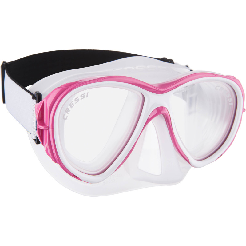Cressi Samoa Dykkermaske Klar   Pink