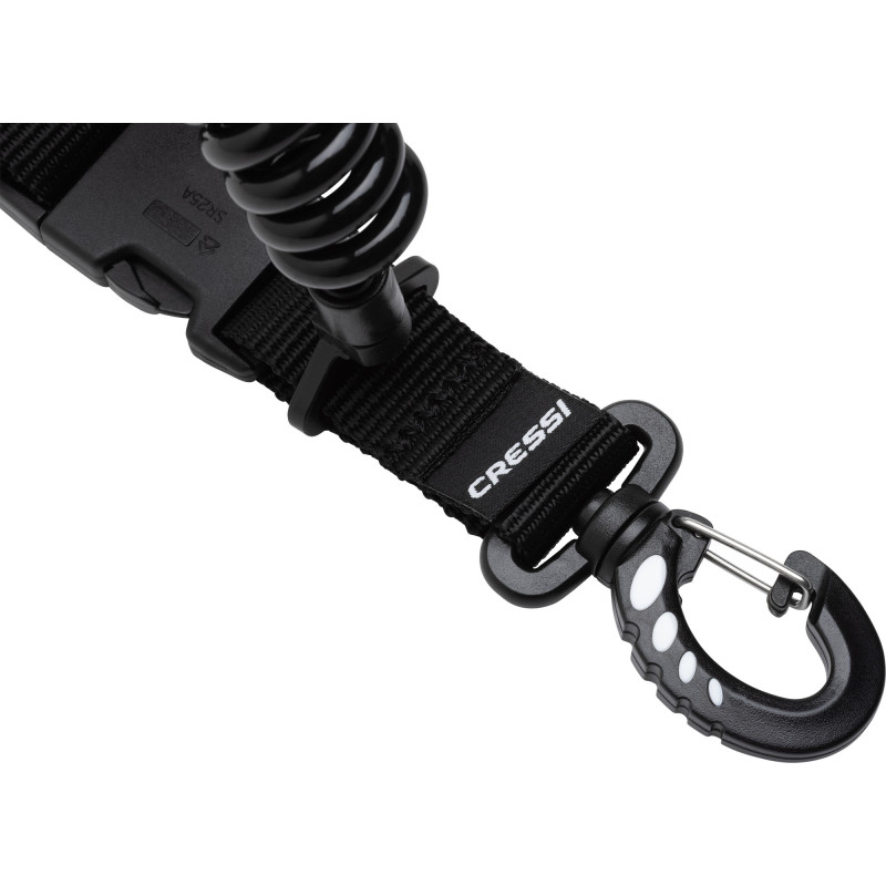 Cressi Spiral Lanyard Med Ring