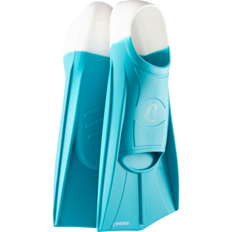 Cressi Vera Finner Aquamarine   Hvid