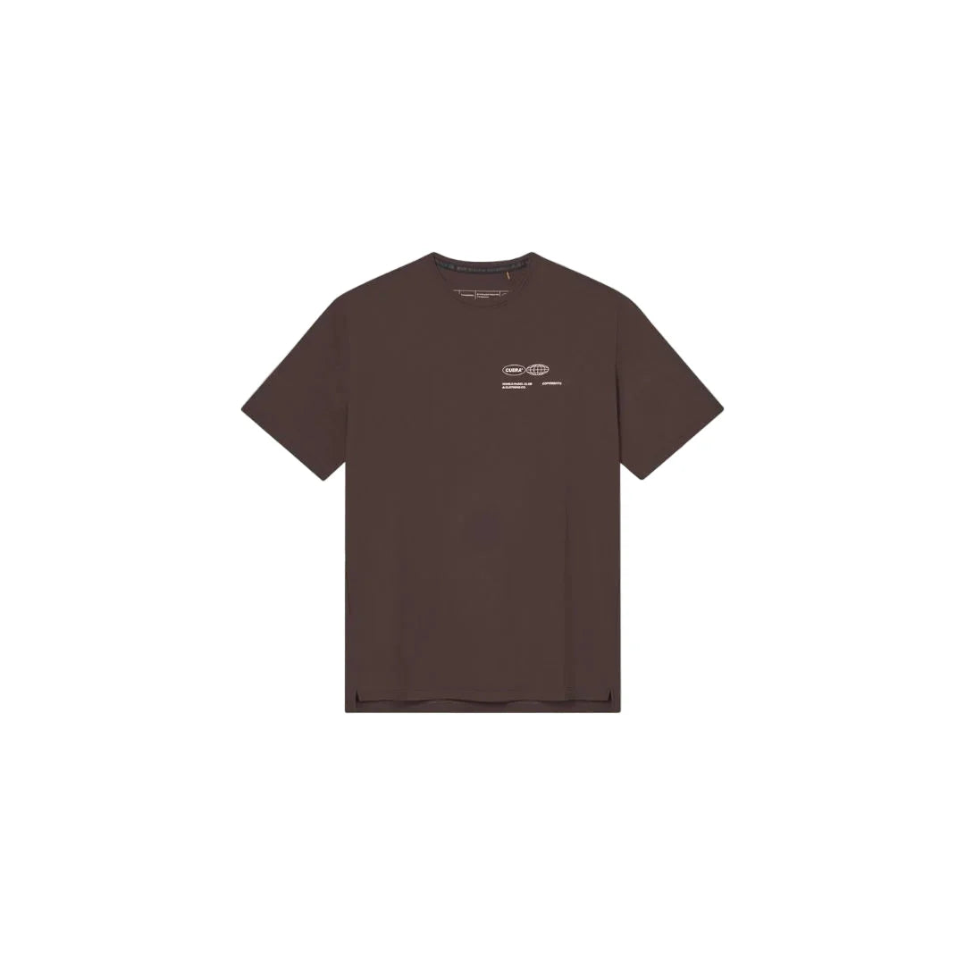 Cuera Oncourt Airy Logo T-shirt - Mørkebrun Padeltilbud