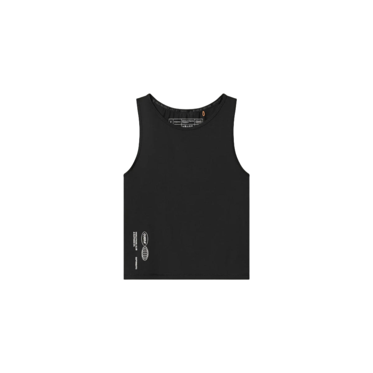 Cuera Oncourt Cropped Tank Top i Sort - Udsalg!