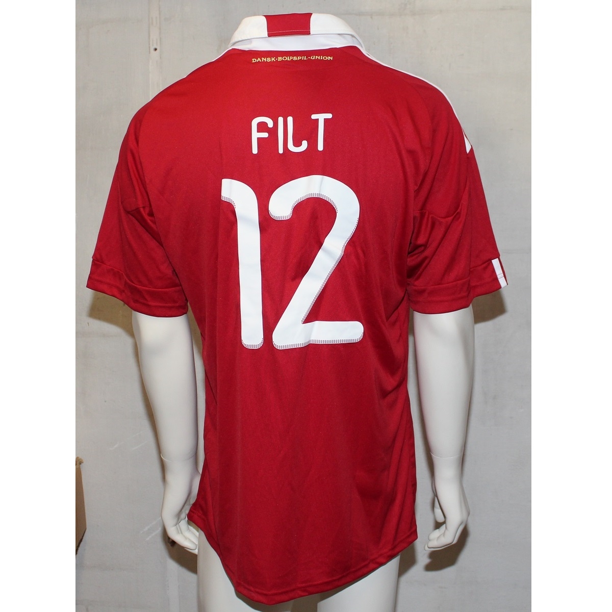 Danmark Hjemmebanetrøje WC 2010 - Filt 12 på Udsalg