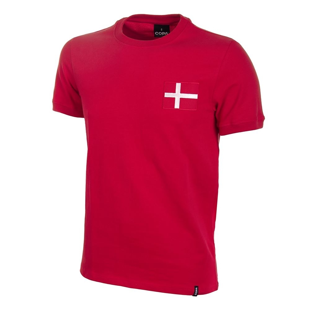 Danmark Hjem Retro T-shirt fra 1970'erne - På Lager