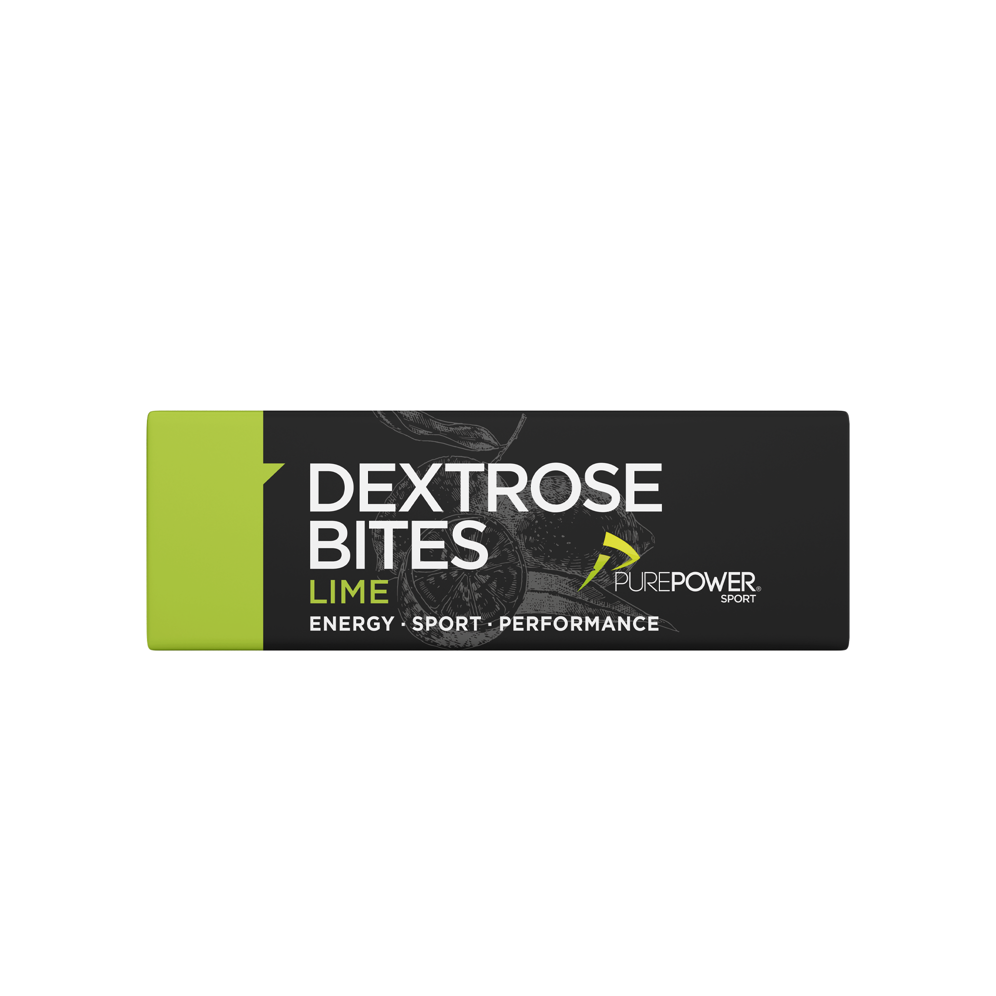 Dextrose Bites Lime – Hurtig Energi med Citrus Smag