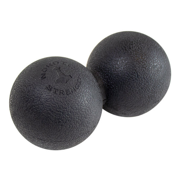Dobbelt Lacrossebold Peanut Style – Nordic Strength Tilbud