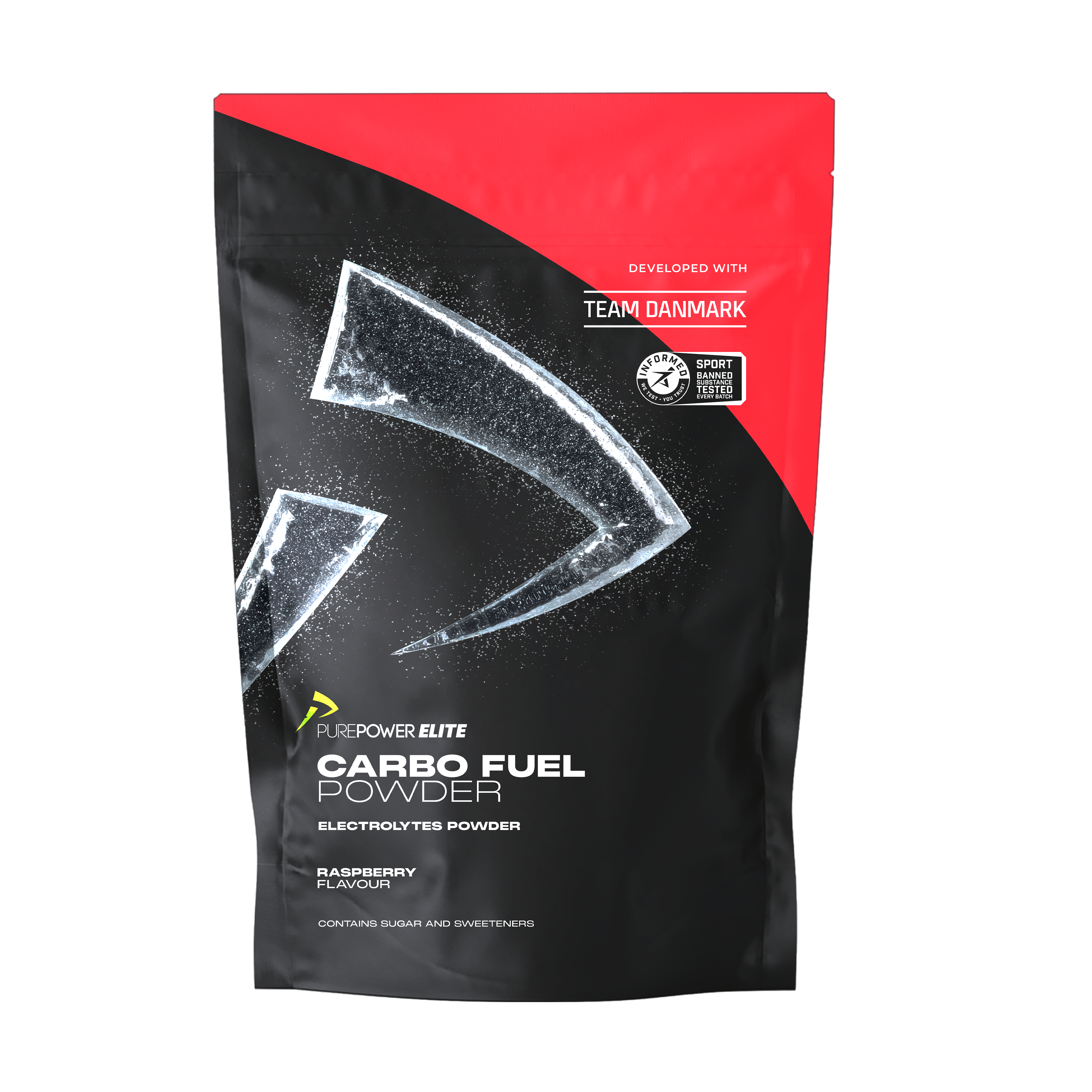 Elite Carbo Fuel Powder Raspberry   Kg