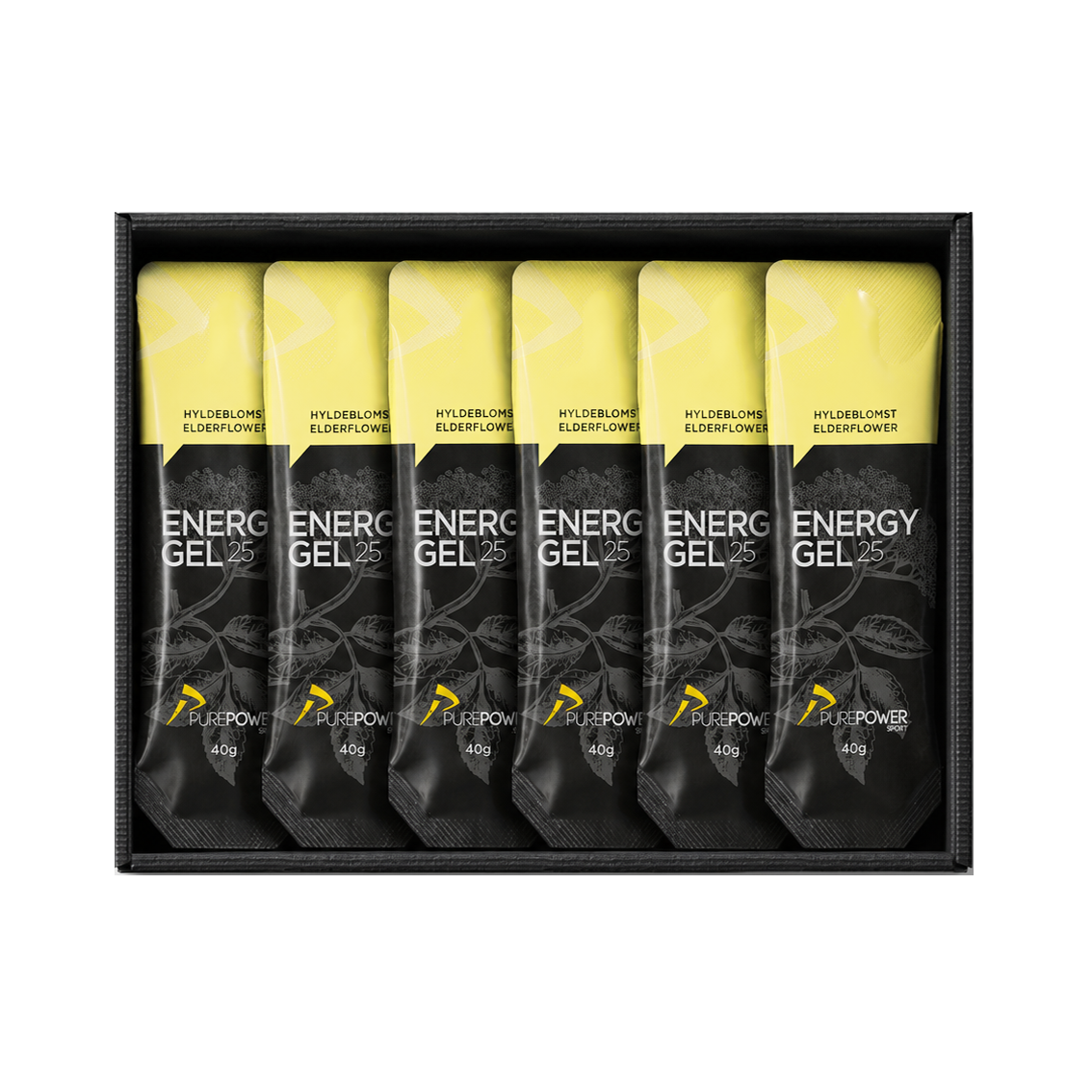 Energy Gel Hyldeblomst 12   40