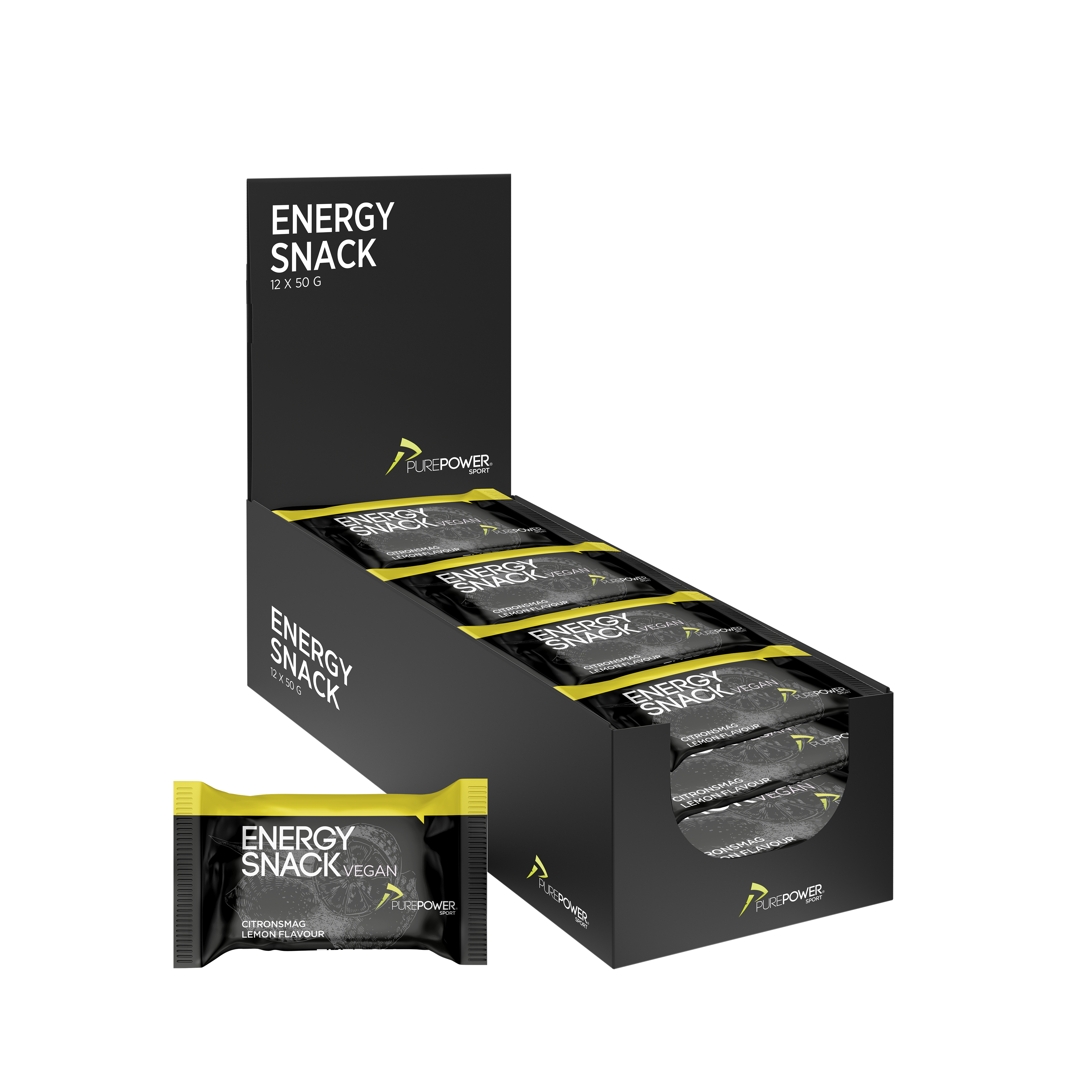 Energi Snack Citron - Naturlig Energi til Træning