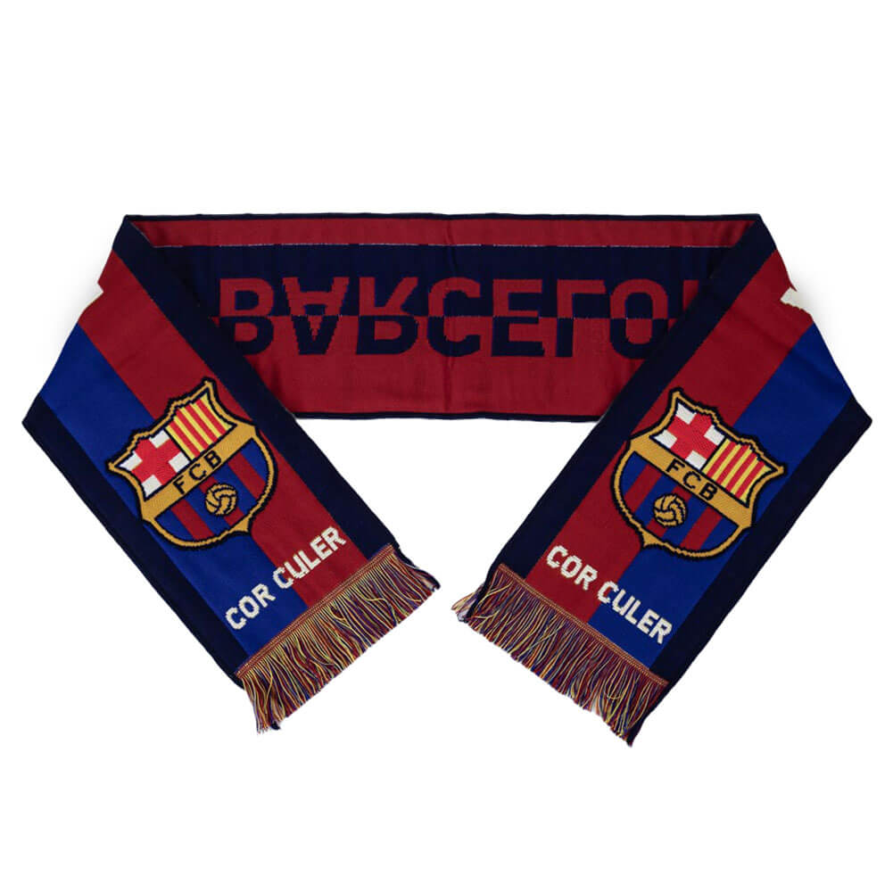 FC Barcelona Halstørklæde – Støt din klub med stil!