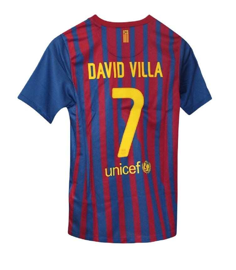 FC Barcelona Hjemme Trøje 2011/12 - David Villa - Ungdom