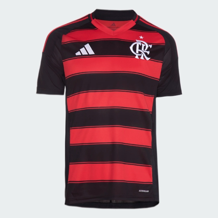 Flamengo Home Jersey 2025 Crf Mens-