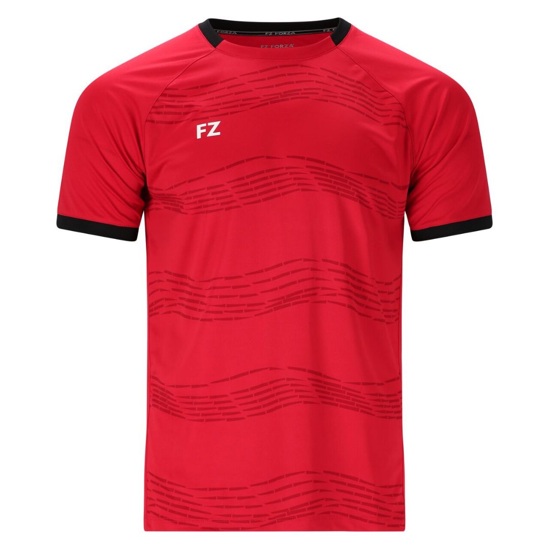 Forza CL2502 Badminton T-shirt i Kinesisk Rød - Tilbud!