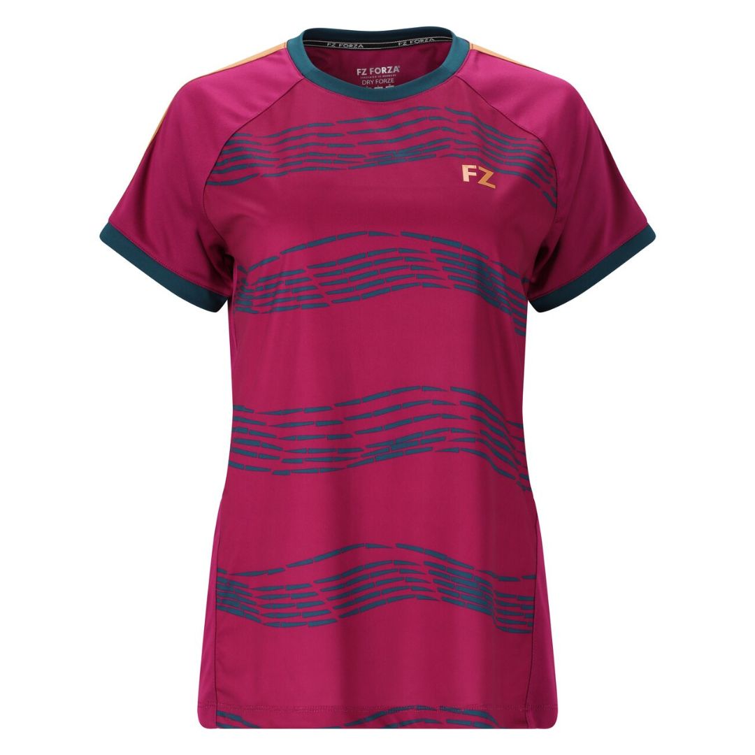 Forza PR2507 Dame T-shirt i Hindbærfarve - Stilfuld Komfort