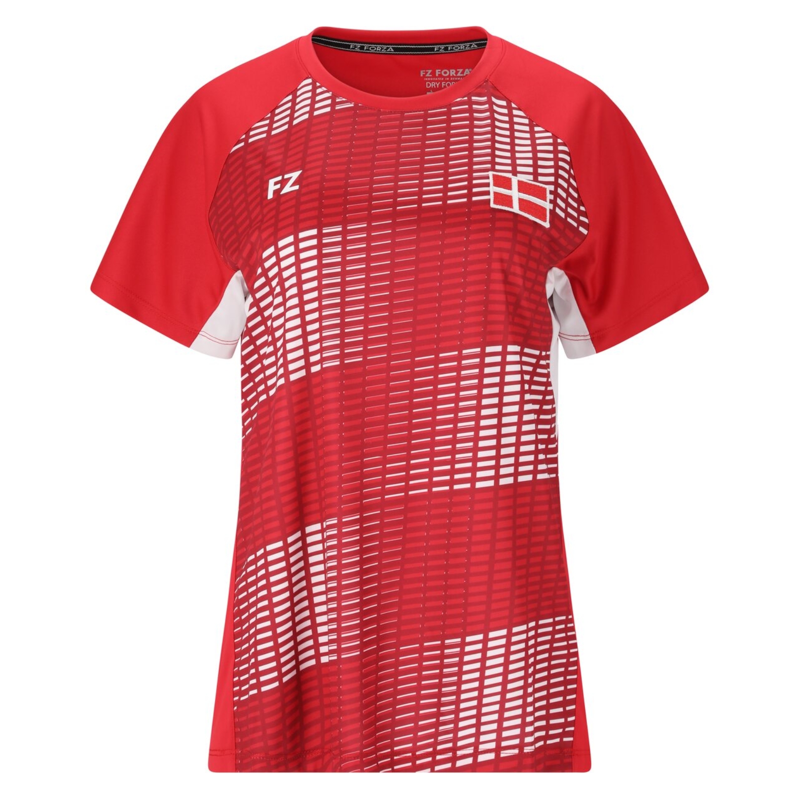 Forza Taylor Badminton T-shirt til kvinder - Kinesisk Rød