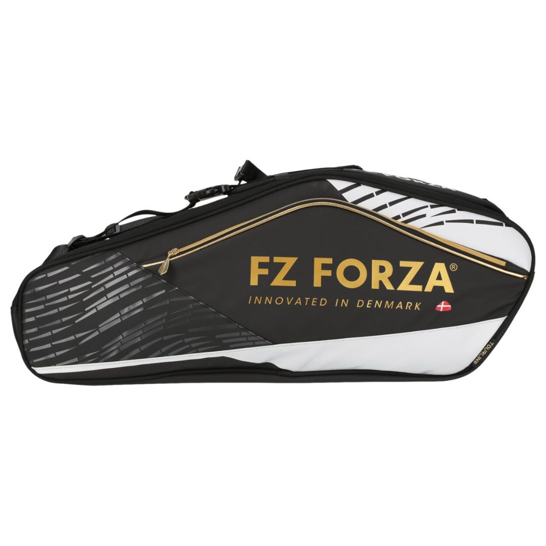Forza Tour Line 12 Badmintontaske - Sort/Hvid Tilbud!