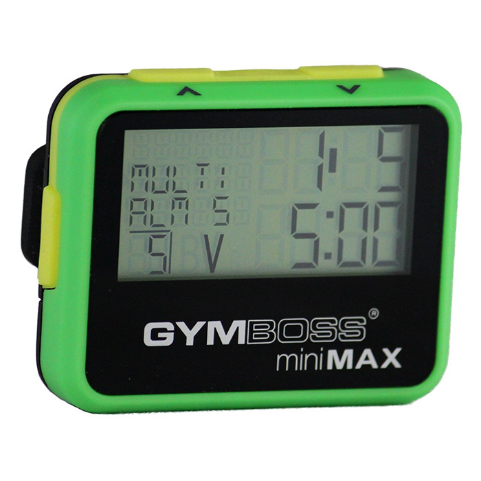 Gymboss Minimax Interval Timer – Grøn Træningsmakker