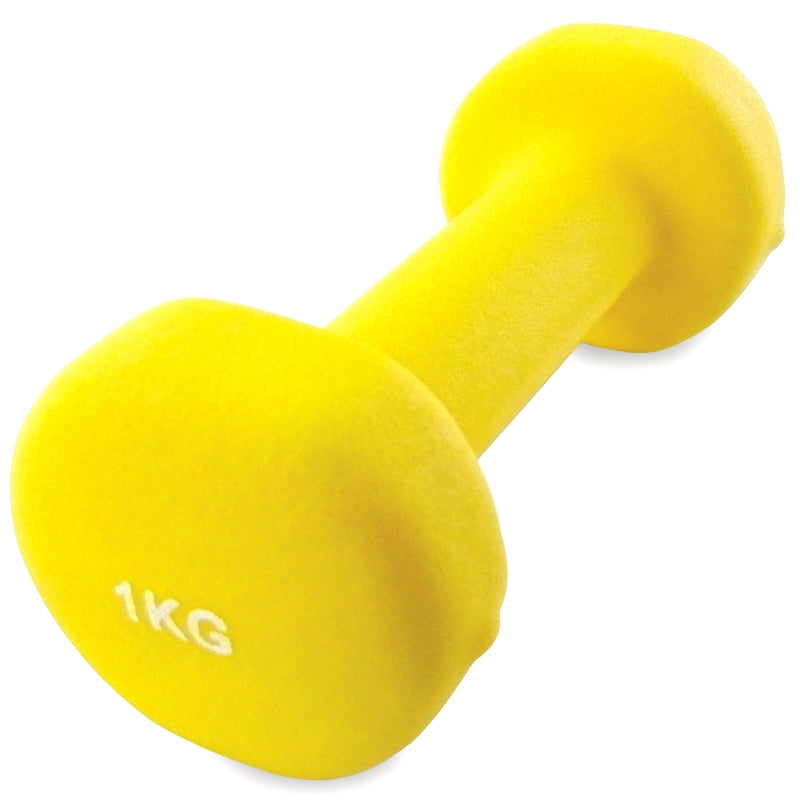 Gul 1 kg Håndvægt til Aerobic - Styrk din træning!