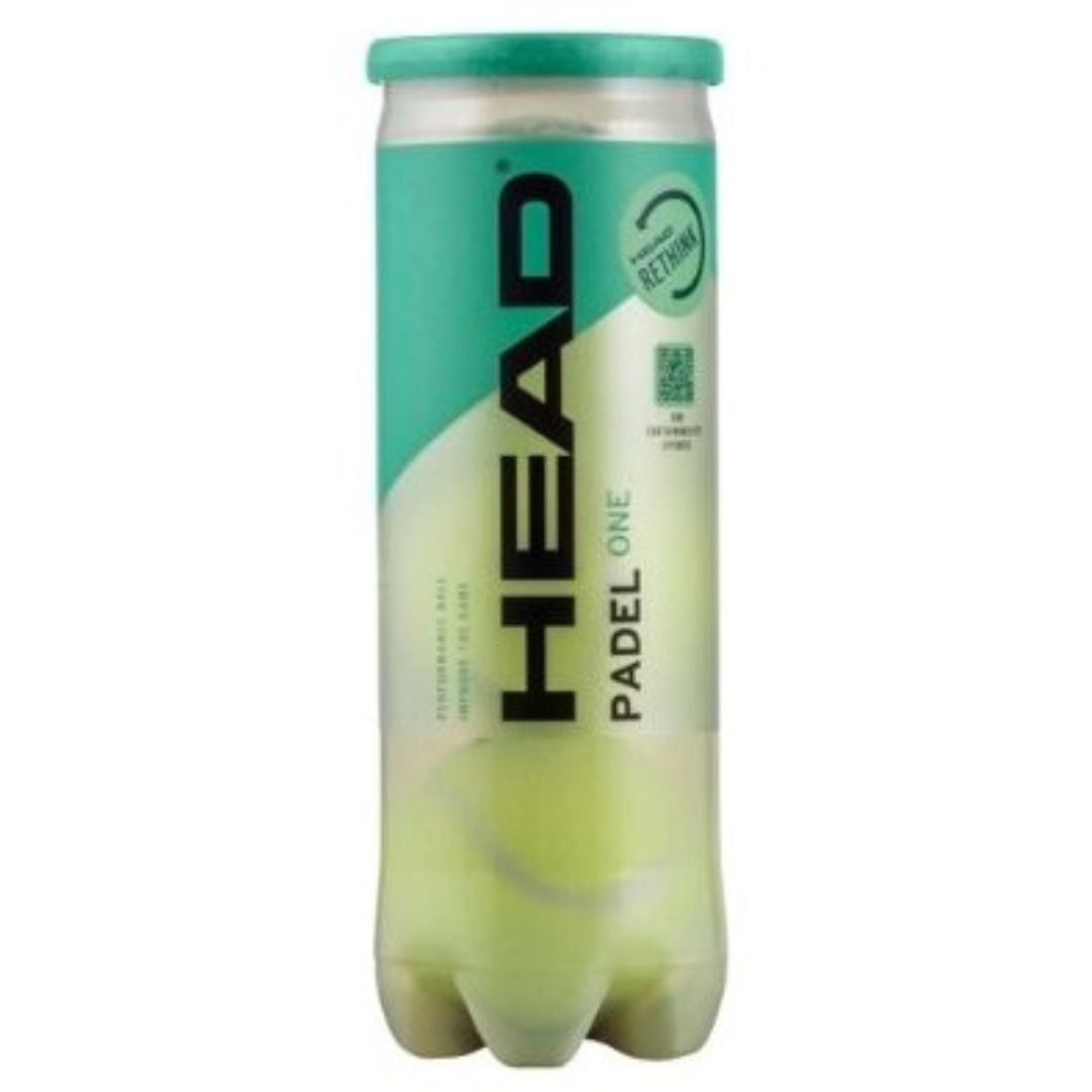 Head Padel One – Kvalitets padelbolde i rør med 3 stk.