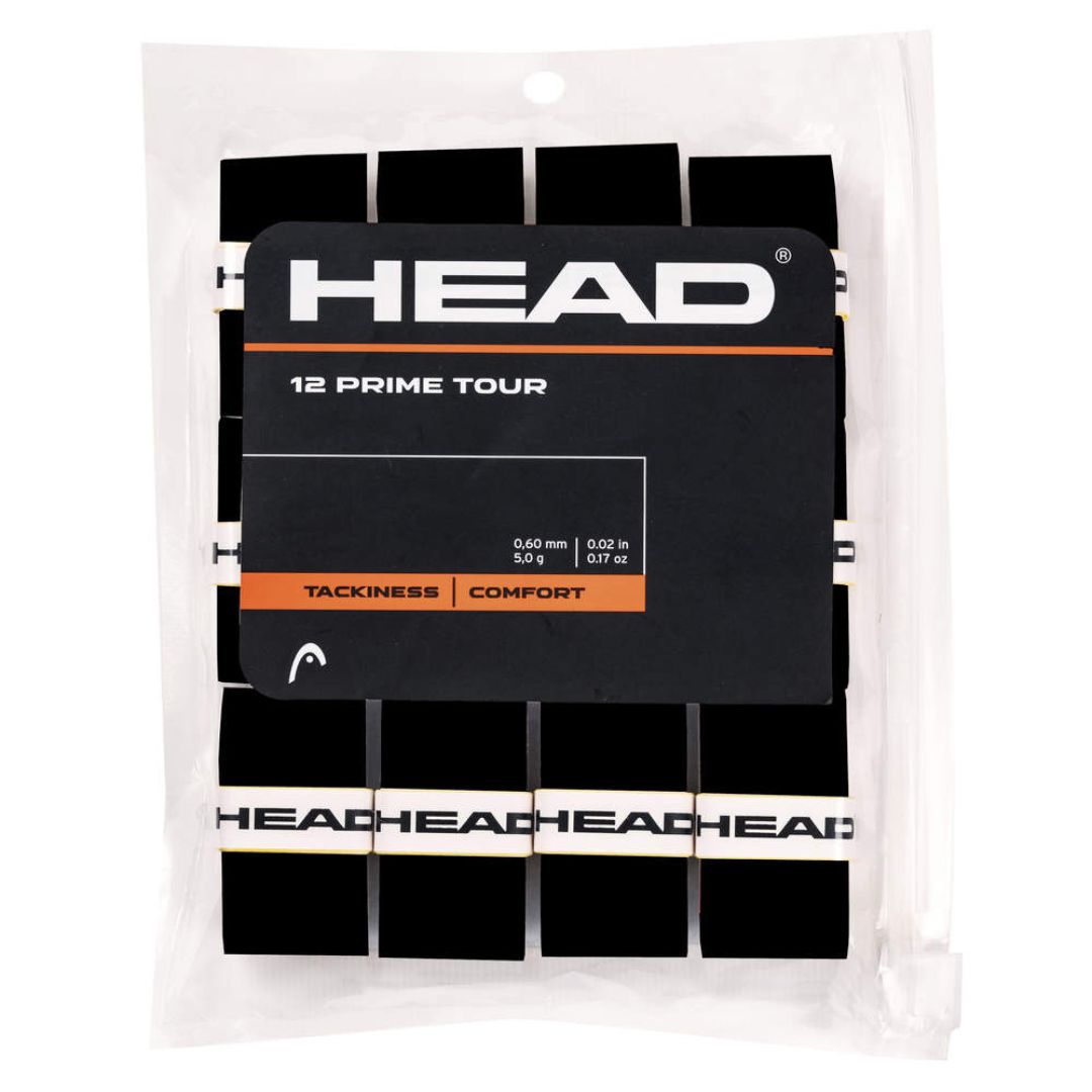 Head Prime Tour Overgrip 12-pak - Sort Tilbud!