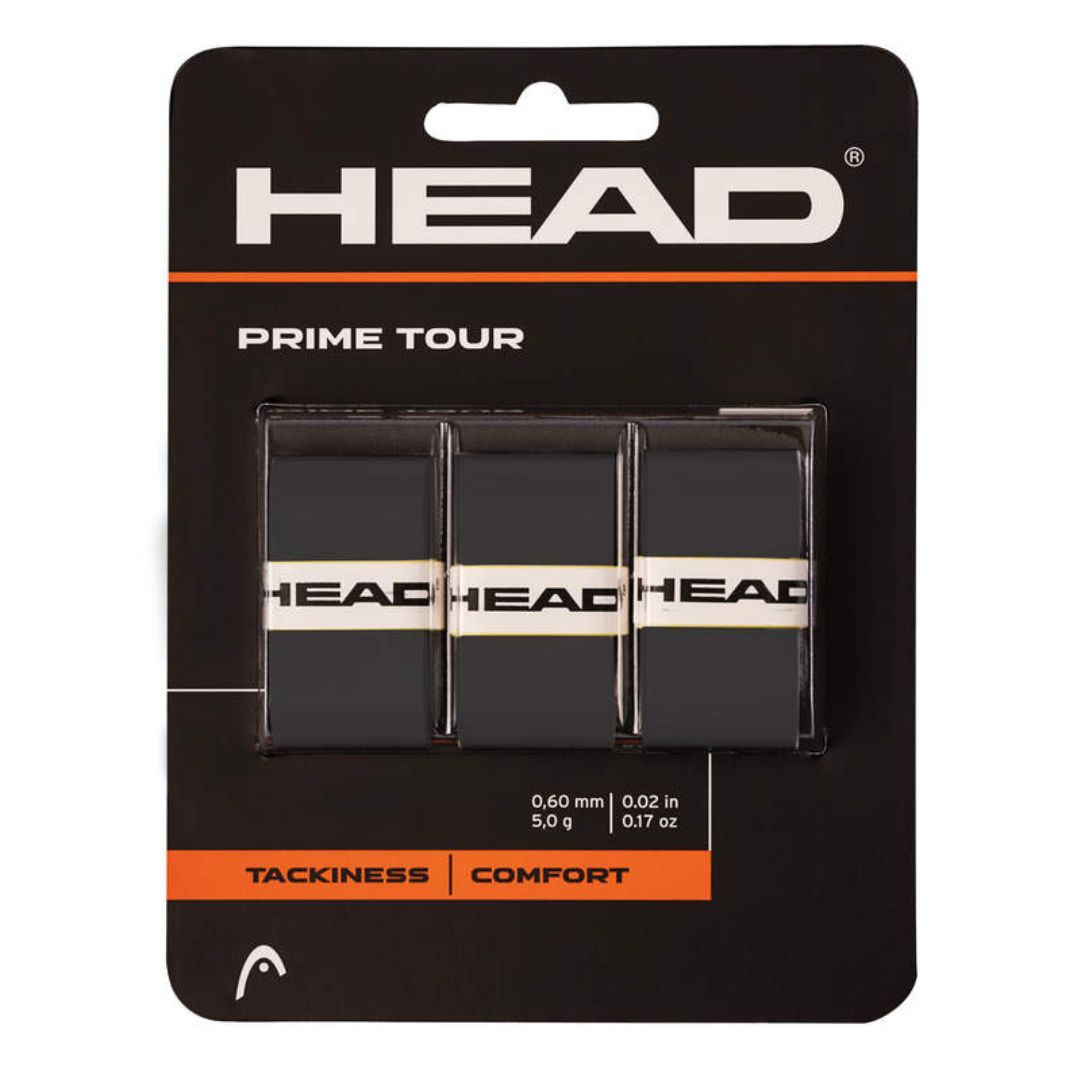 Head Prime Tour Overgrip - 3-pak, Sort tilbud