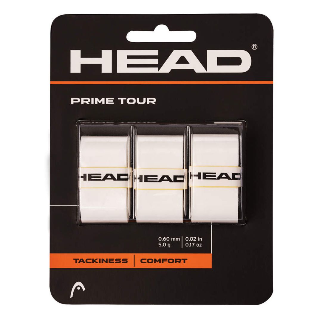 Head Prime Tour Overgrip 3-pak - Hvid tilbud!