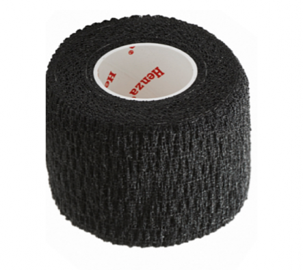 Henza  Elastisk Crossfittape Sort 5cm     9m