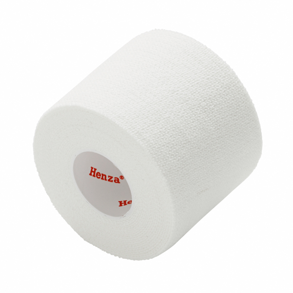 Henza Elastotape i Hvid - Støttende Sportstape 5 cm x 4,5 m
