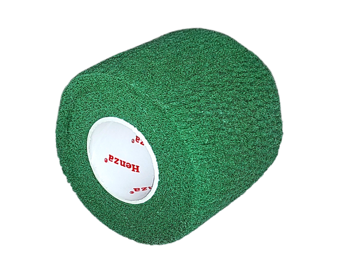 Henza Fleksibel Sportsbandage - Grøn - 5 cm x 4,5 m